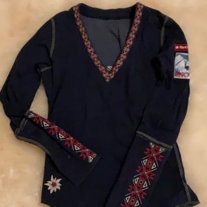 Alp-n-Rock CLASSIC SKI Vneck - Blue